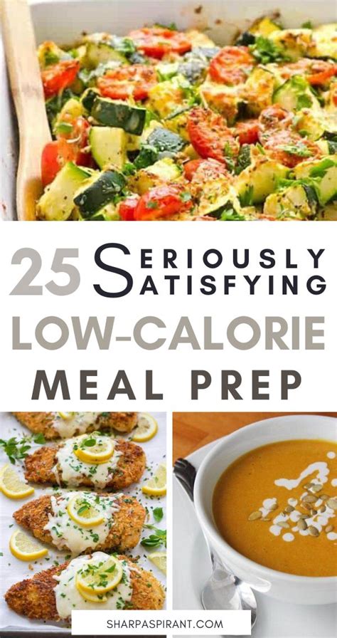 25 Low Calorie Meal Prep Ideas That Will Fill You Up