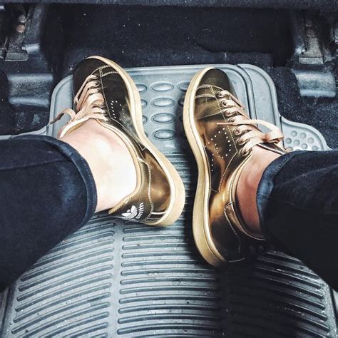 instagram photo  jena gambaccini     pm utc sneakers boots gold sneakers