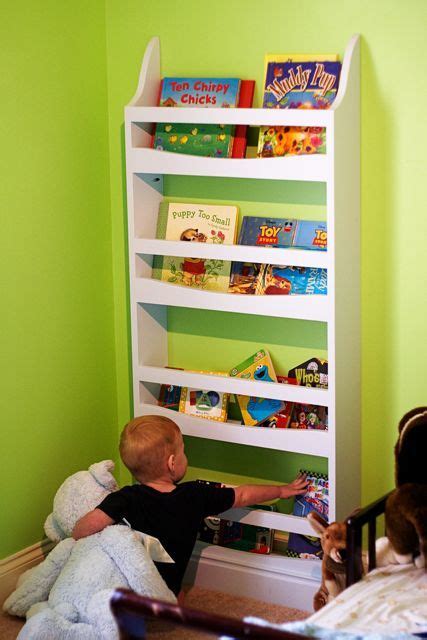 ana white front facing bookrack diy projects
