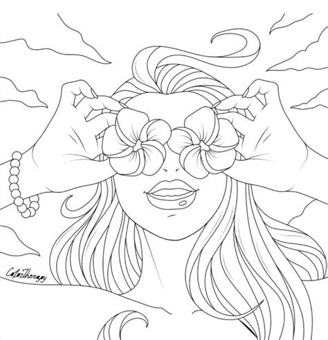 girly coloring pages  adults froggi eomel