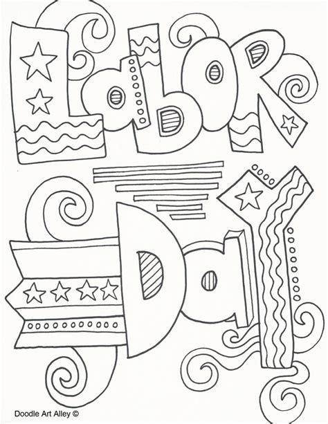 labor day coloring printables coloring pages
