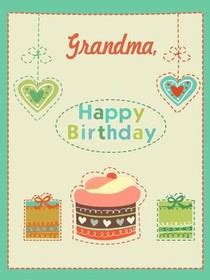 printable birthday grandma cards create  print  printable