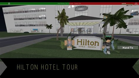 Roblox Hilton Hotel V3 Tour Youtube