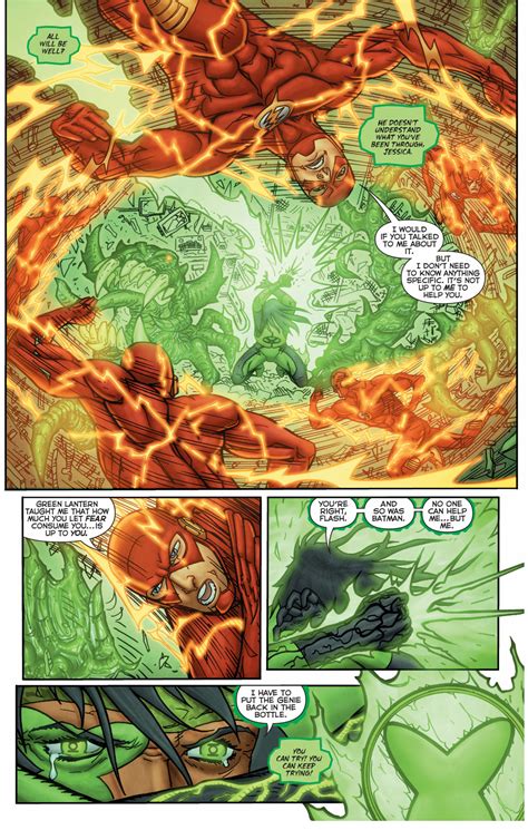 The Flash Helps Power Ring Control Her Power Comicnewbies