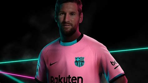 Lionel Messi Barcelona Forward Models New Shirt Ahead Of