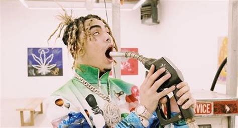 Lil Pump Seen Smoking Gas While Pumping Gas And Says It S