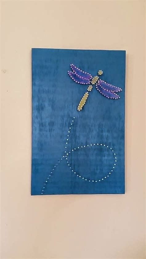 dragonfly string art awesome sauce pinterest