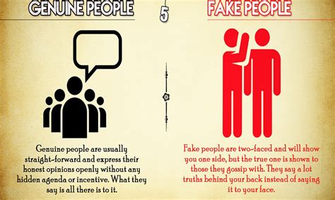 10 Differences Between Genuine And Fake People Evolve Me
