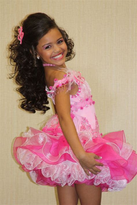 fuschia pastel pink high glitz cupcake pageant dress