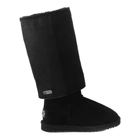 black suede slouch  tall boots brandalley