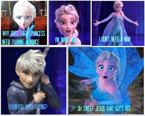 Pin By Lizzy F On Jack Frost And Elsa Funny Disney Memes Disney