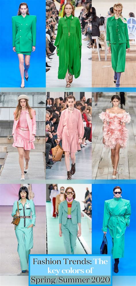 fashion trends the star colors of spring summer 2020 color trends
