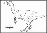 Deinocheirus sketch template
