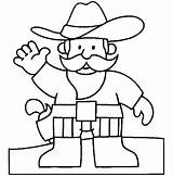 Sheriff Coloring Para Pages Colorear sketch template