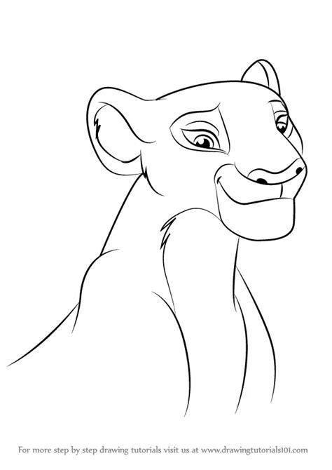 learn   draw nala   lion guard  lion guard step