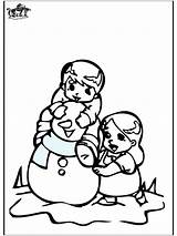 Pages Coloring Snowman Kleurplaat Sneeuwpop Nl Snow Advertisement Templates sketch template