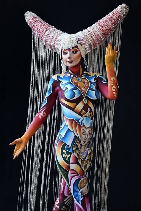 Pin On Body Paint