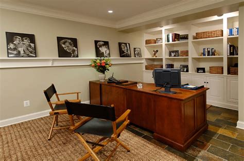 turn  unused basement  productive home office