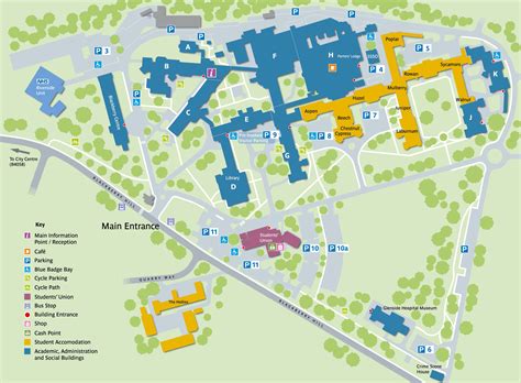 glenside campus map uwe bristol campus maps  information