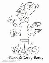 Terry University Terri Coloring Perry Monsters Pages Monster Colorear Inc Wordpress Kaynak Choose Board sketch template