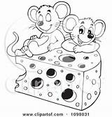 Cheese Clipart Mice Cute Wedge Drawing Illustration Mouse Coloring Drawings Royalty Visekart Pages Vector Sheets Color Playing Google Paintingvalley sketch template