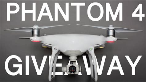 dji phantom  drone giveaway youtube