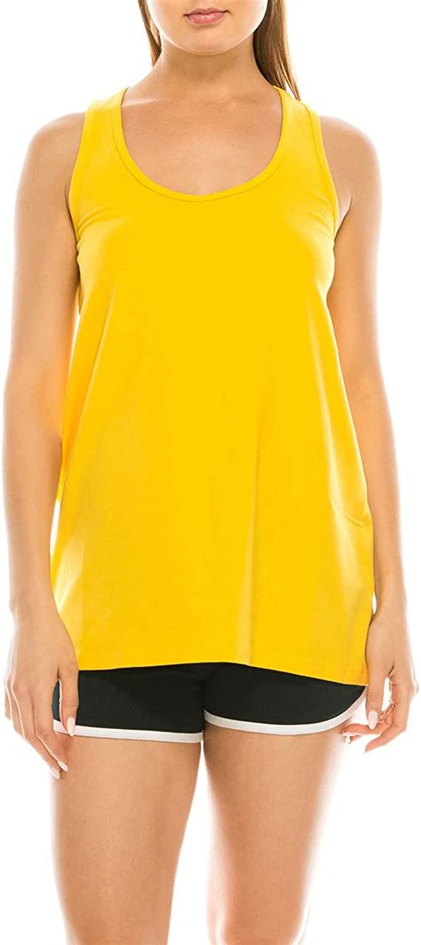 ettellut cotton loose fit tank tops relaxed athletic workout flowy wf