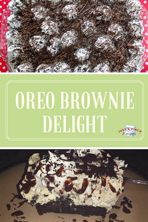 Oreo Brownie Delight Recipe Favorite Dessert Recipes
