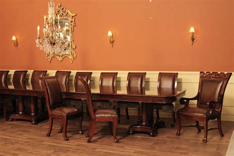 foot extra large mahogany dining table long banquet table ebay