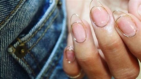wire manicure    easy  nail art  allure
