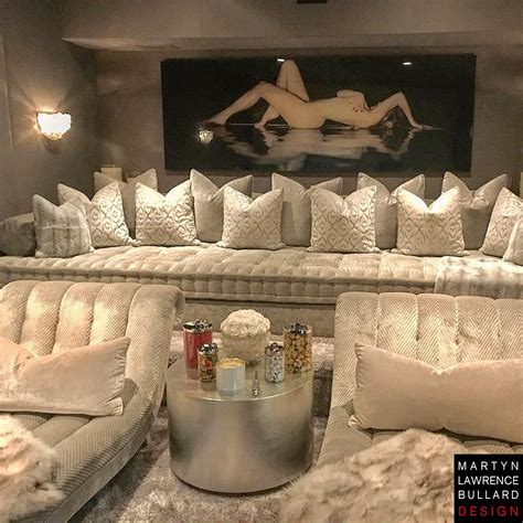 an inside look at khloe kardashian s house home theater room design