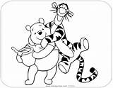Tigger Pooh Winnie Disneyclips sketch template