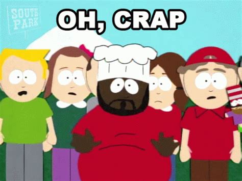 crap chef gif  crap chef south park discover  share gifs