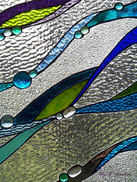 Available For Custom Order Water Iii Stained Glass Panel Etsy