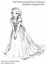 Story Neverending Coloring Pages Ending Never Deviantart Template Designlooter Drawings 11kb Princess Adult sketch template
