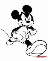 Mickey Mouse Running Coloring Pages Disneyclips Disney Minnie Choose Board Arms Gif Friends sketch template