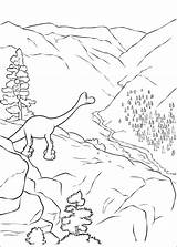 Arlo Colorear Dinosaurus Dinossauro Chemin Dinosaur Vallata Bom Dobri Bojanke Mirando Rivière Coloriages Cartonionline Desenho sketch template