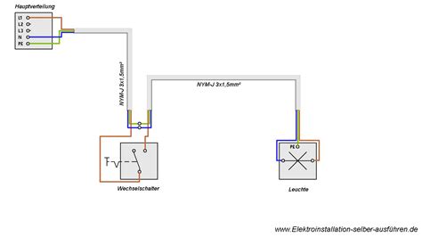 schaltplan fur wechselschaltung licht wiring diagram