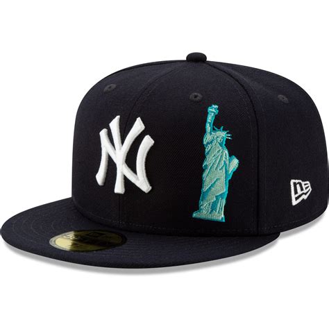 york yankees  era team describe fifty fitted hat navy