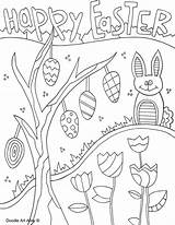 Easter Coloring Pages Hard Getcolorings Happy sketch template