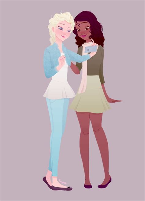 Modern Disney Princess Portraits Popsugar Love And Sex