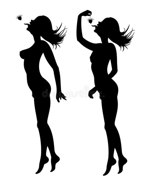 Female Silhouette Stock Vector Illustration Of Cosmetic 4530159