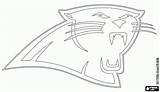 Panthers Carolina Coloring Pages Football Logo Nfl Stencil Clipart Panther Team Printable North Clip Cliparts American Cake Library Logos Teams sketch template