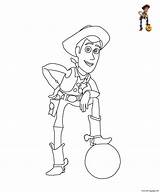 Coloring Woody Disney Pages Printable Print Color sketch template