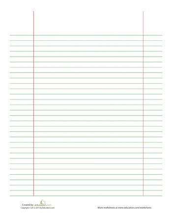 lined paper  printable worksheets lined handwriting paper ruled