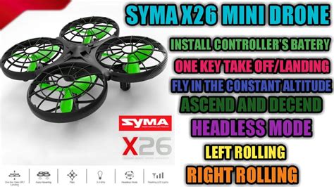 syma  mini drone manual syma  drone review youtube