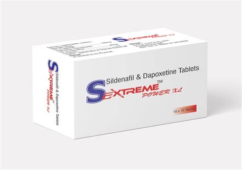 sextreme power xl sildenafil 100mg and dapoxetine 60mg tablets at rs