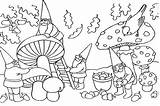 Coloring Pages Gnome Outside Garden Outdoors Gnomes Color Getcolorings Printable Popular Comments Print Coloringhome sketch template