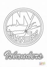 Islanders Coloring Logo York Nhl Pages Ny Hockey Mets Drawing Printable Skyline Yankees City State Sport Flag Print Color Jets sketch template