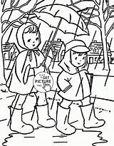 Coloring Pages Rainy Kids Spring Cloudy Wuppsy Excellent Preschool Para Getdrawings Getcolorings Popular Colorear sketch template